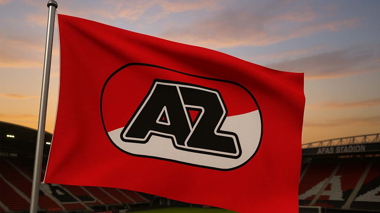 AZ-vlag in stadion