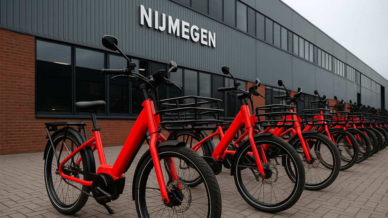 Rode bezorgfietsen Nijmegen
