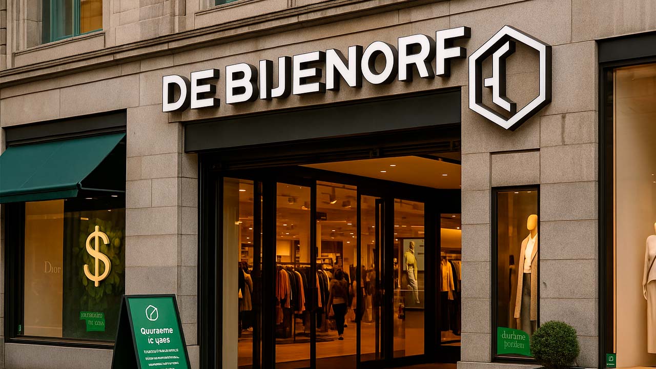 Bijenkorf gevel winkel