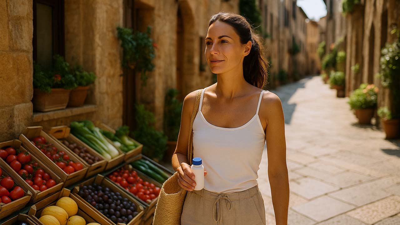Italiaanse markt en gezondheid