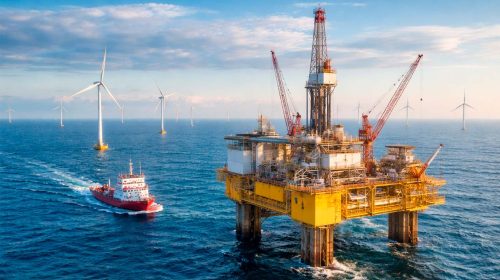 Offshore gasplatform Noordzee
