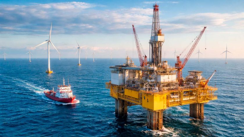 Offshore gasplatform Noordzee