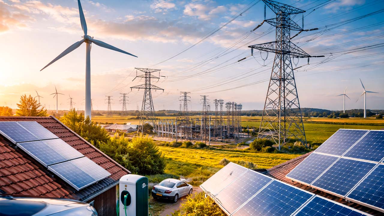 Elektriciteitsnet en zonnepanelen Nederland